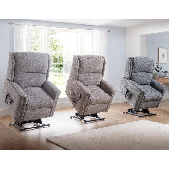 Farndon Standard Single Motor Riser Recliner - ZERO RATE VAT - 5 Year Guardsman Furniture Protection Included For Free!